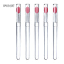 Soft Silicone Applicator Sticks Nail Powder Applying Manicure Brush Tools Washable Nail Art Silicone Pen For Uv Gel Polish