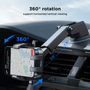 Joyroom Universal Car Mount Phone Holder with Suction Cup Base Dashboard Car Phone Holder for iPhone Samsung, Google, Huawei