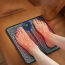 Fußmassagegerät Faltbares tragbares elektrisches Massagepad mit mehrfacher Gangeinstellung für Körperentspannungsgerät Wiederaufladbar