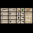 Military Tank WW2 German Army Building Block RSO/01 Track Tractor And 37mm Antitank Gun Pak35/36 Weapon Model Figure Bricks Toys