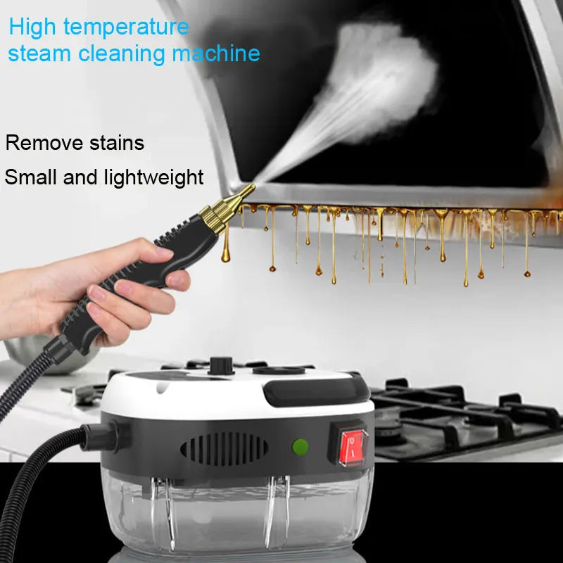 2500W Electric Steam Cleaner High Temperature Pressure Sterilization Air Conditioning Kitchen Hood Car Cleaning Machine