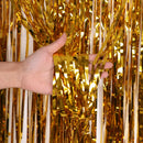 2/3M Party Background Wedding Decoration Foil Fringe Curtain Sequin Bachelorette Photo Backdrop Wall Curtain Birthday BabyShower