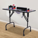 Portable Nail Table for Technicians w/ Folding Function Manicure Desk for Both Salon and Home w/ Dust Collector Fan
