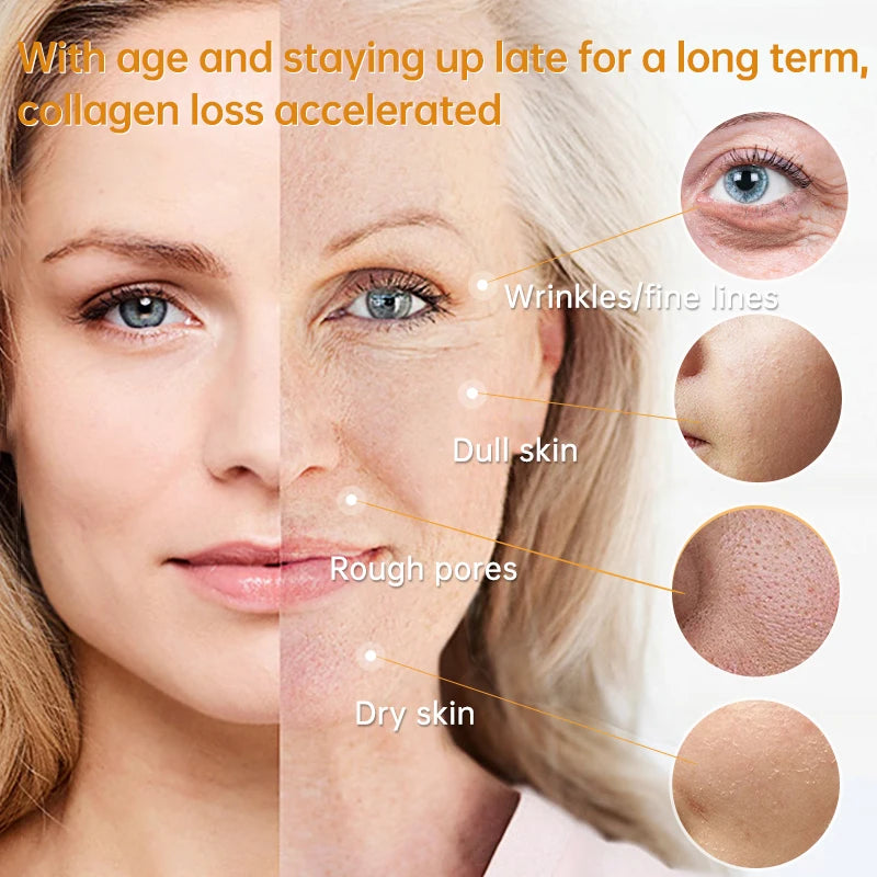 Retinol Facial Serum Hyaluronic Acid for Face Smoothing Brighten Face Serum Skin Care