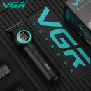 VGR Hair Trimmer Professional Barber Hair Cutting Machine 8000 RPM Hair Clipper Rechargeable Haircut 0mm Trimmer for Men V-990