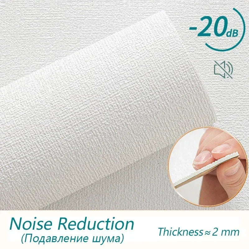 Linen 3D Foam Self-adhesive PVC Thickened Waterproof Background Wall Renovation Wallpaper Wall Stickers for Bedroom Living Room