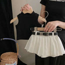 Kinderkleidung 2024 Sommer Neue Mode Tank Top für Mädchen Süßes, cooles Mode-Rock-Set Baby Mädchen Süße einfache Kleidung