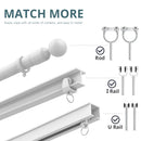 Zemismart Zigbee Smart Curtain Driver Robot For Roman Rod I Type Curtains Track Work with Tuya Smart Life Alexa Google Home