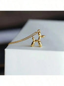 Ladies Fashion New Simple Hip Hop Balloon Dog Pendant Birthday Giftkvn