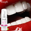 RtopR Teeth Cleansing Whitening Mousse Removes Stains Teeth Whitening Oral Hygiene Mousse Toothpaste Whitening and Staining 60ml