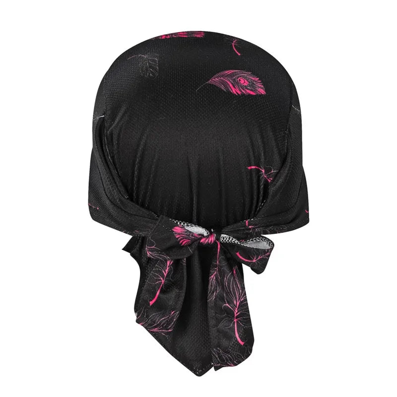 Anti-Sweat UV Headwear for Men and Women, Cycling Bandana, Bicycle Head Scarf, Road Bike Headband, Pirate Cap, Running Headband