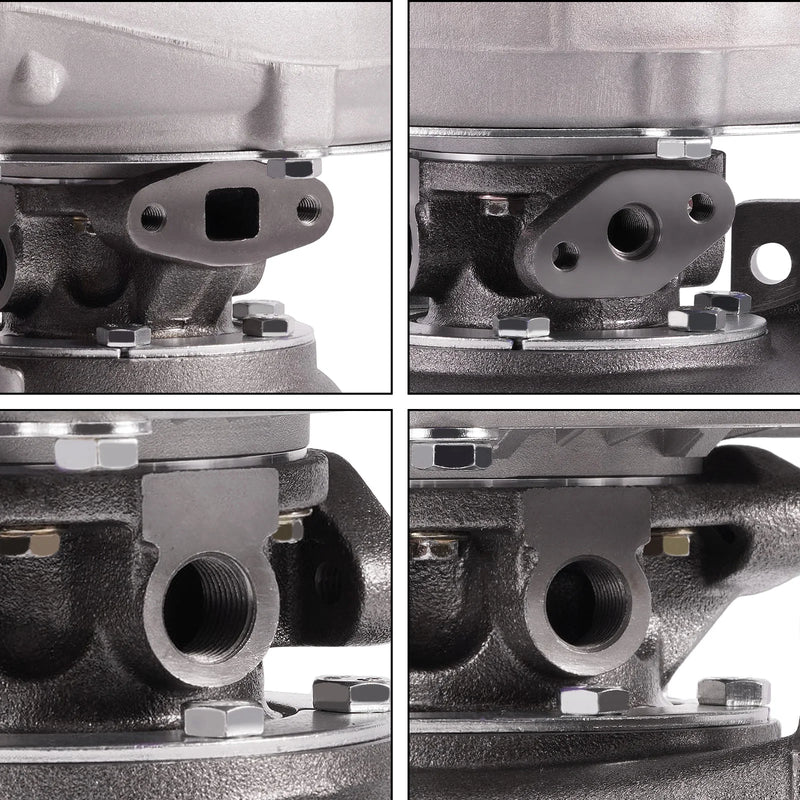 GT30 GT3037 GT3076 4 bolts Flange A/R 0.6 0.82 Water Cool Universal  Turbocharger for All  4 / 6 cyl  2.5L-3.0L engines