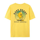 Easy Peasy Cartoon Lemon Printed T-Shirt Women Hippie Retro Funny T Shirt Summer Loose Cute Graphic Tees Unisex Vintage Clothes