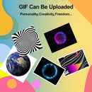 Smart Weather Clock with Electronic Photo Album WiFi Networking Animation Display Desktop Weather Station Automatic Update Ornament