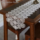 Luxury Christmas Flower Embroidery bed Table flag Runner cloth cover Coffee dining tablecloth party home Wedding decor