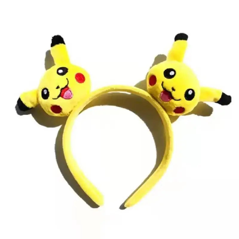 Pokemon Headgear Anime Pikachu Ear Move When Pinched Hairband Headband Hair Rope Girl Funny Acting Cute Child Hairpin Headband