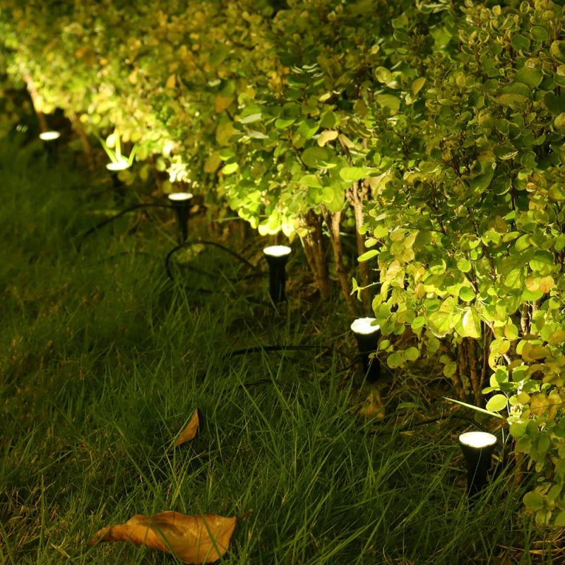 10 in 1 Outdoor Solar Lights RGB Changing Lawn Ground Lamp IP65 Waterproof Landscape Spotlights Garden Decoration Outdoor Lights