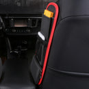 PU Leder Autositz Seiten Organizer Tasche Auto Interieur Mesh Aufbewahrungshalter Für Becher Getränk Telefon Auto Verstauen Aufräumen Tasche