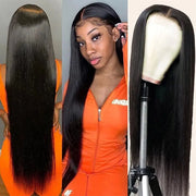 The Veil | 13x6 HD Lace Front Wig, Pre-Plucked Bone Straight