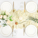 1PCS 10FT Dusty Sage Green Gauze Cheesecloth Boho Table Runner Wedding Party Event Decoration