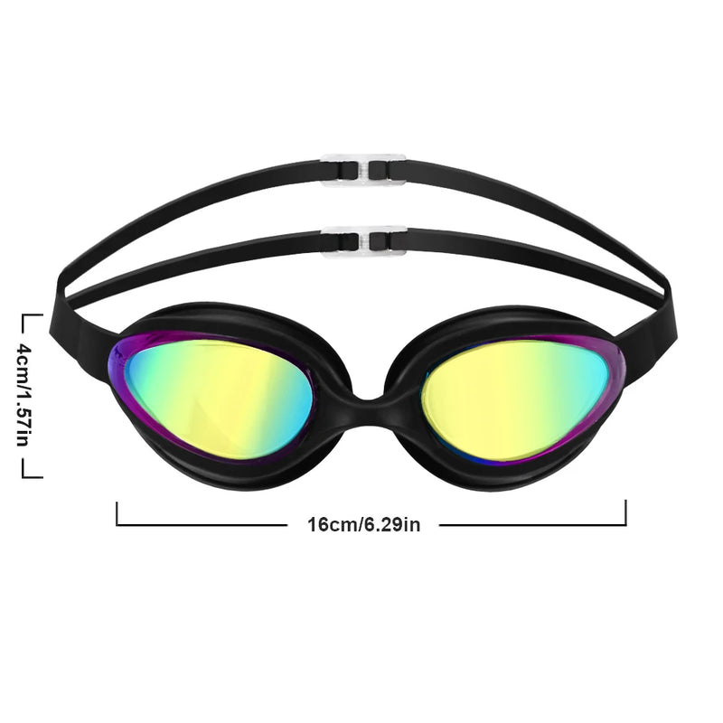 Swimming Goggles Anti Fog Swim Glasses for Men Women Waterproof Diving Goggles Adjustable Swim Glasses Underwater Sport Eyewear