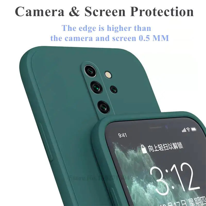 For Redmi Note 8 Pro Case Silicone Liquid Back Cover Phone Case for Xiaomi Redmi Note 8 Pro Case Soft TPU Coque Fundas Bumper