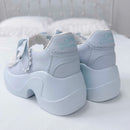 Spring Rilei Gururu Original Sweet Girl Single Shoes Shallow Mouth Spring/summer Lolita Girl Lace Bow Sports Shoes