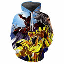 Saint Seiya Classic 3D Harajuku Bedruckt Cartoon Anime Cool Mode Avantgarde Männer Frauen Weicher Bequemer Trendiger Hoodie Top