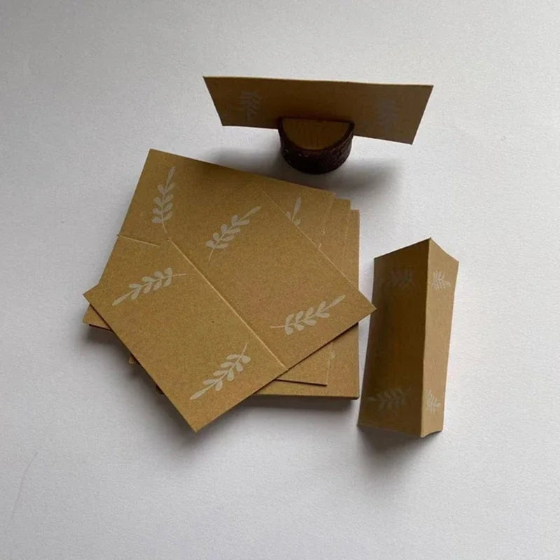 50 Brown Color Texture Place Cards Name Cards for Weddings, Meetings, and Celebrations