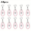 10 Pcs Cute Angel Keychains with Favor Boxes and Thank You Cards Baptism Bridal Shower Wedding Gender Reveal Party