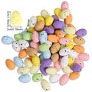20/50/100pcs Easter Eggs Decoration,Fake Foam Eggs,Painted Bird Pigeon Eggs,DIY Easter Craft Wreath