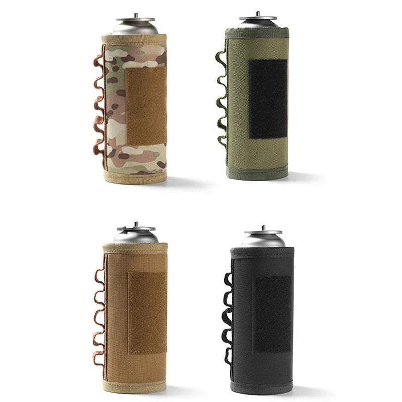 Gas Can Protective Cover Outdoor Tactical Fuel Gas Can Tank Protective Case Anti-Fall Gasoline Canister Gas Can Cylinder Case