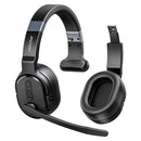 Mpow E65 2 in 1 Wireless Headphones Bluetooth 5.3 Dual/Single Office Headset with Microphone&Mute Switch 35H for Trucker Driver