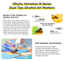 The Honolulu | Professional Alcohol Art Marker Set, 24–320 Colors