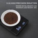 TIMEMORE Black Mirror Basic+ Electronic Coffee Scale Built-in Auto Timer Digital Espresso Smart Coffee Scale Kitchen Scale 2kg