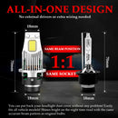 100W D2S D4S LED Car Headlight bulb HID D2R D4R Canbus Direct replacement Xenon Bulbs Turbo Car Lamp Motorcycle Light Plug&Play