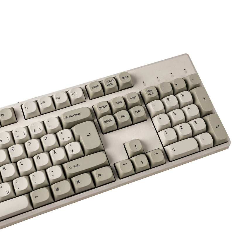 133 MA Dye Sub 9009 PBT German French QWERTZ AZERTY Keycap Mac Style For MX Mechanical Keyboard Filco 104 TKL 61 68 75 84 96 104