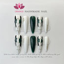 Handmade Stiletto Press on Nail Tips High Quality Wearable Full Cover Artificial Nails With Design Customization Fake Nails