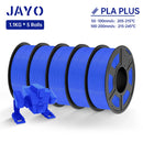 JAYO 3D Printer Filament PLA Series 1.75MM 5Rolls/10Rolls High Strength 100% No Bubble Neatly Wound for FDM DIY Gift Material