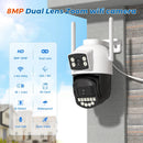 BESDER 5K 10MP WiFi Surveillance Camera 5Ghz Dual Lens Real-time intercom AI Human Detect 8MP 4K Outdoor Security PTZ IP Cameras