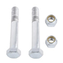 Set of 2 Excavator Pins 24mm 0.945in Bolts and Nuts Kit for mini Excavator