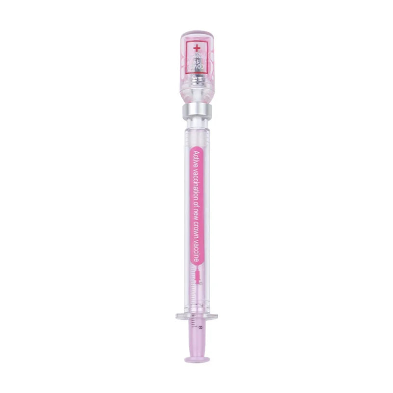 3 Piece Creative Novelty Syringe Peculiar Shape Stationery 0.5 MM Cute Gel Pen