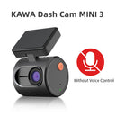 2K Mini Dash Camera For Car DVR KAWA MINI 3 Hidden Dash Cam Video Recorder Emergency Voice Control Night Vision WiFi APP Monitor