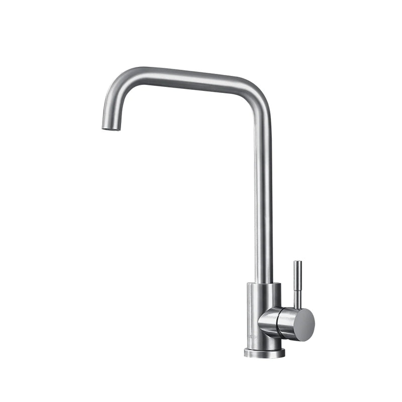 DQOK Black Kitchen Faucets Stainless Steel Kitchen Mixer Single Handle Single Hole Kitchen Faucet Brushed Nickle Mixer Sink Tap