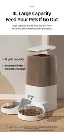 The Covenant Keeper | WiFi-Enabled Dual-Bowl Smart Pet Feeder with App Control