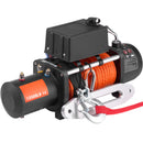 SucceBuy 13500 lbs Elektrowinde mit 80 ft Synthetikseil, kabellose LKW-Winde, IP55 wasserdicht, zum Abschleppen von Off-Road SUV Jeep