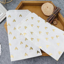 12 Stück Papiertüten Süße Gastgeschenke Weiß Violett Kraftfolie Herz Geschenktasche Geburtstag Hochzeit Bonbontüte Kekstüten Goldprägung Aufkleber