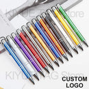 Wholesale 100 50 20Pcs Laser Engraver Personalized Customized Logo Ball Pen Creative Business School Birthday Wedding Small Gift