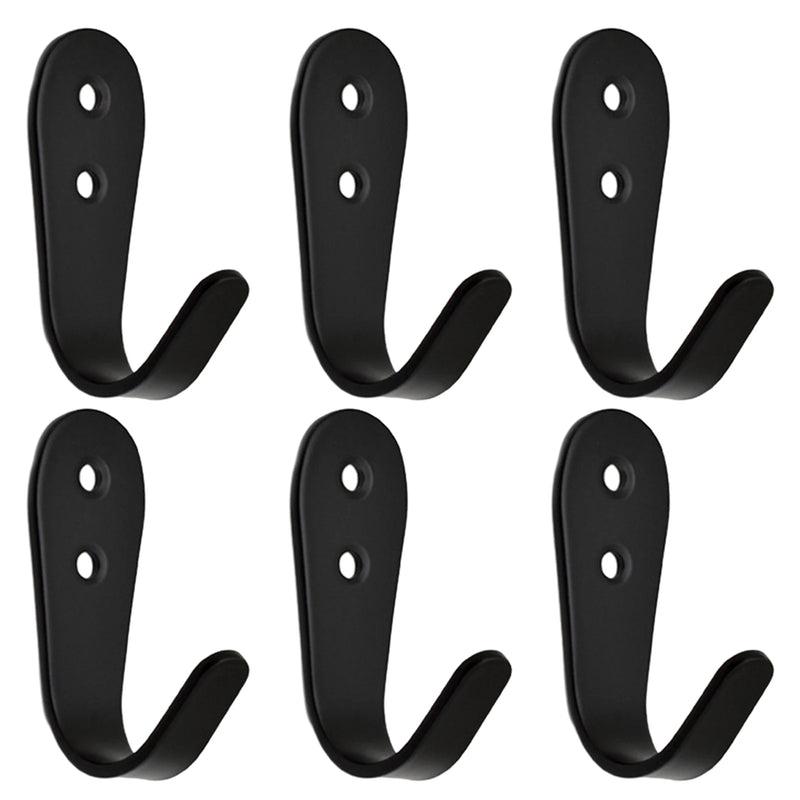 6pcs Hooks  Door Wall Hook Hang Towels Handbags Hats Scarves Clothes Robes Hooks For Bathroom Kitchen Bedroom