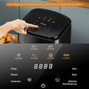 15L Large Electric Air Fryer Oven, 220V Oil-Free, with 6 Cooking Modes, 1800W Smart Convection Oven for Home, LED Touch Screen